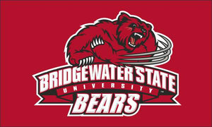 Bridgewater State University - Bears 3x5 Flag