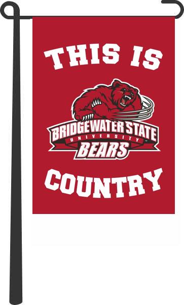 Bridgewater State University - This Is Bridgewater State University Bears Country Garden Flag