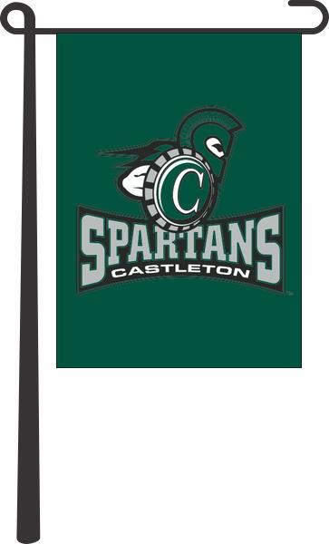Castleton College - Spartans Green Garden Flag