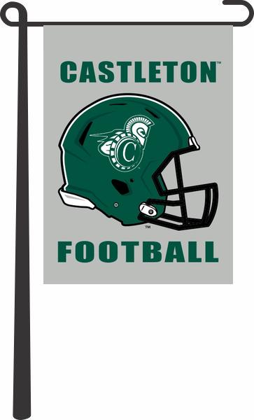 Castleton College - Football Garden Flag