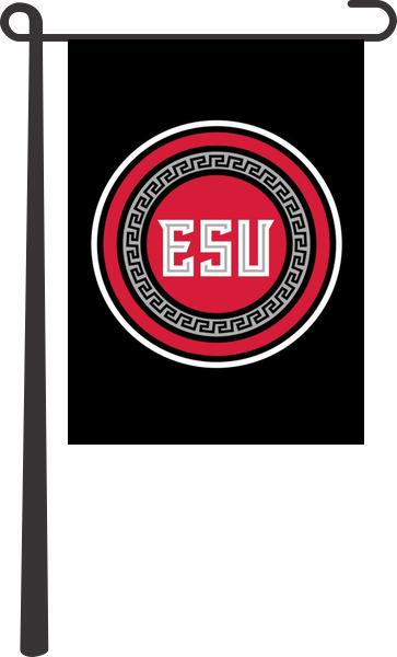 East Stroudsburg University of Pennsylvania - ESU Shield Garden Flag