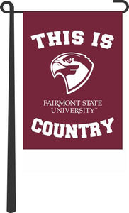 Fairmont State University - This Is Fairmont State University Falcons Country Garden Flag