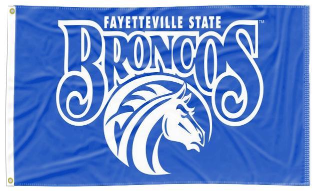 Fayetteville State University - Broncos Blue 3x5 Flag