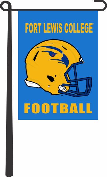 Fort Lewis College - Football Garden Flag