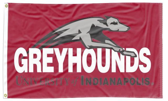 Indianapolis - Greyhounds Red 3x5 Flag
