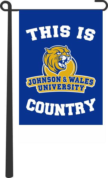 Johnson & Wales University - This Is Wildcats Country Garden Flag