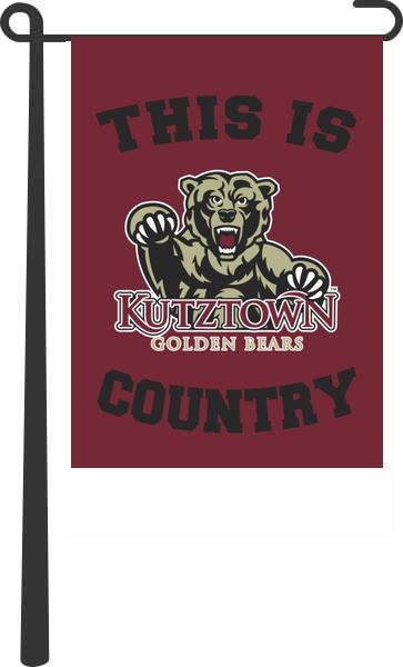 Kutztown University - This Is Kutztown Golden Bears Country Garden Flag