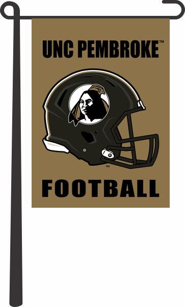University of North Carolina at Pembroke - Football Garden Flag