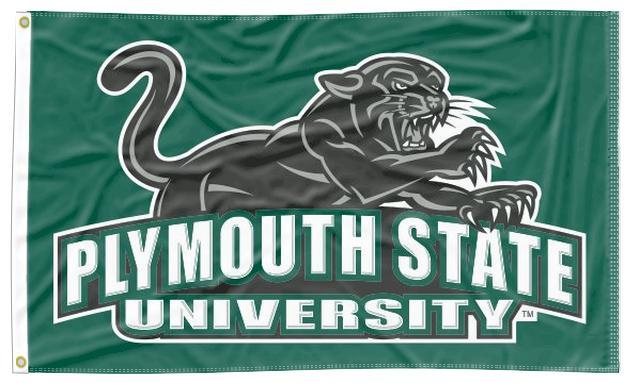 Plymouth State University - Panthers Green 3x5 Flag