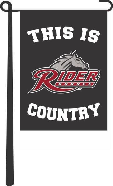 Rider University - This Is Rider Broncs Country Garden Flag