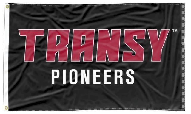 Transylvania University - TRANSY Pioneers Red 3x5 Flag