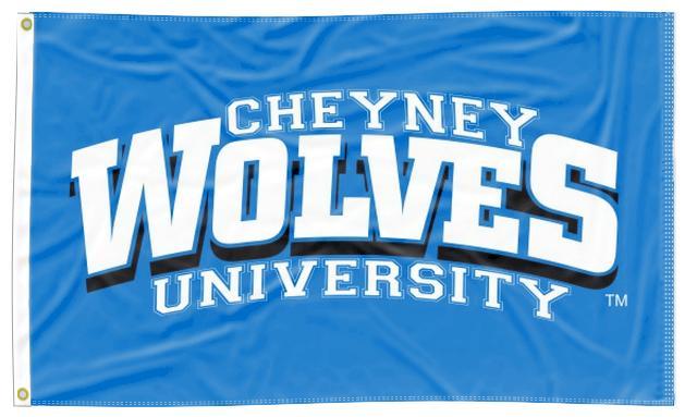 Cheyney Univ of Penn - Wolves Blue 3x5 Flag