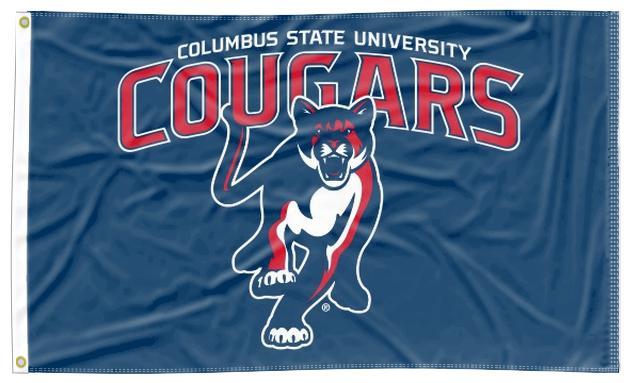 Columbus State University - Cougars Blue 3x5 Flag