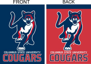 Columbus State University - Cougars Red and Blue House Flag