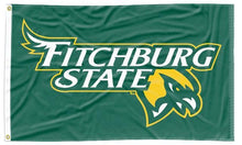 Load image into Gallery viewer, Fitchburg State University - Falcons Green 3x5 Flag

