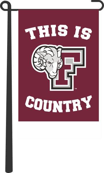 Fordham University - This Is Rams Country Garden Flag