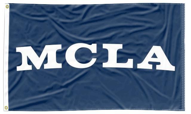 Massachusetts College of Liberal Arts - MCLA Blue 3x5 Flag