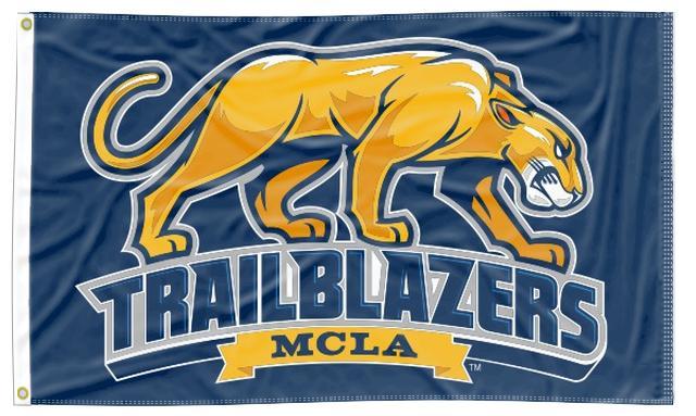 Massachusetts College of Liberal Arts - Trailblazers Blue 3x5 Flag