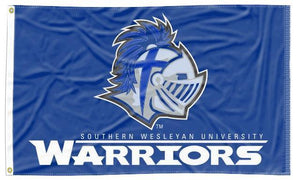 Southern Wesleyan University - Warriors Blue 3x5 Flag