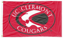 Load image into Gallery viewer, Cincinnati Clermont College - Cougars Red 3x5 Flag
