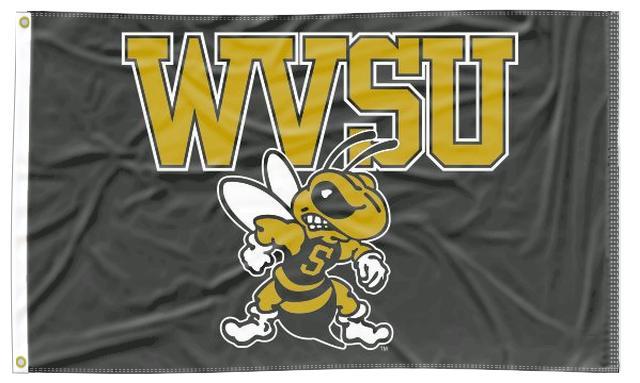 West Virginia State University - WVSU Yellow Jackets 3x5 Flag