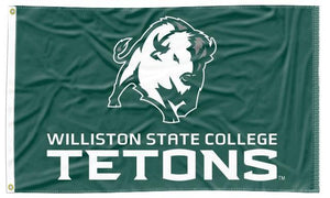 Williston State College - Tetons Green 3x5 Flag