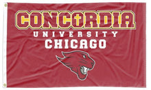 Load image into Gallery viewer, Concordia University Chicago - Cougars Red 3x5 Flag
