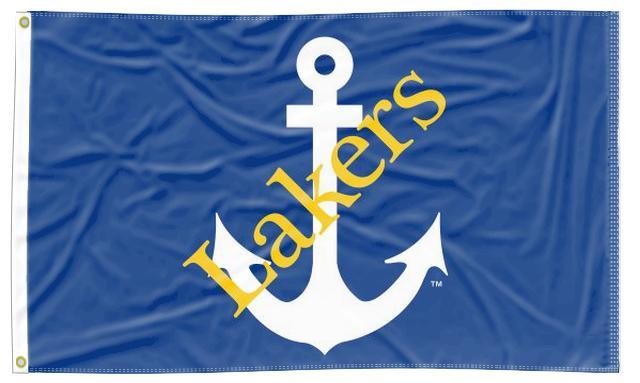 Lake Superior State - Lakers Blue 3x5 Flag