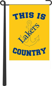 Lake Superior State - This Is Lakers Country Garden Flag