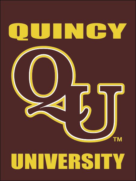 Quincy University - Hawks House Flag