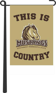 Southwest Minnesota State University - This Is Southwest Minnesota State Mustangs Country Garden Flag