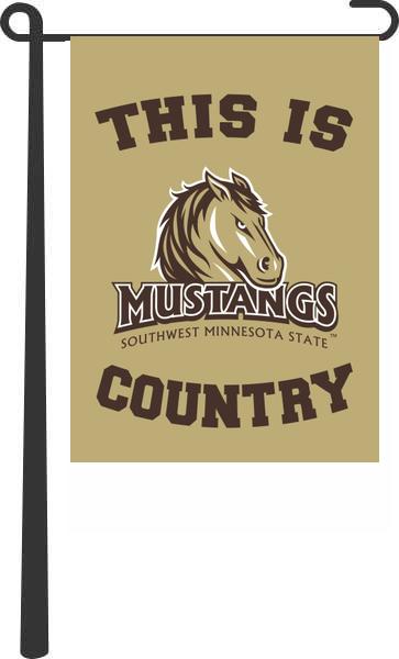 Southwest Minnesota State University - This Is Southwest Minnesota State Mustangs Country Garden Flag