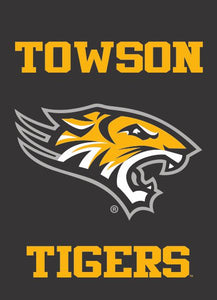 Towson University - Towson Tiger Head Garden Flag