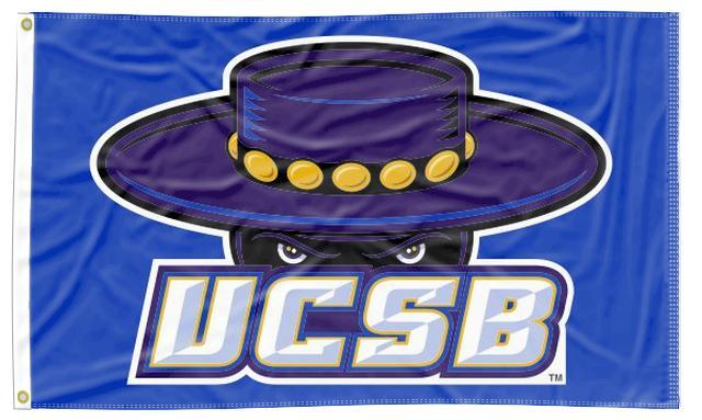 UC Santa Barbara - Gauchos Blue 3x5 Flag