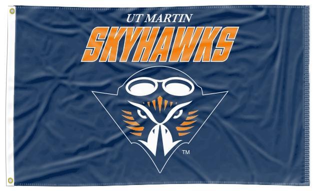 University of Tennessee at Martin - Skyhawks Blue 3x5 Flag