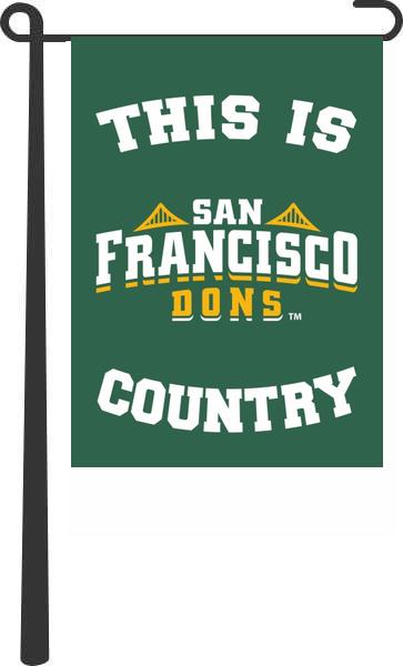 University of San Francisco - This Is San Francisco Dons Country Garden Flag