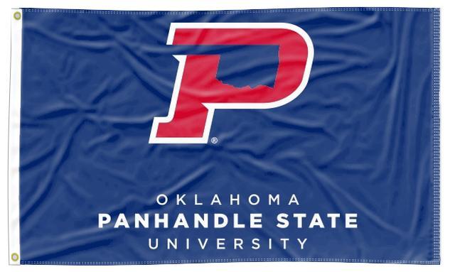 Oklahoma Panhandle State - University Blue 3x5 Flag