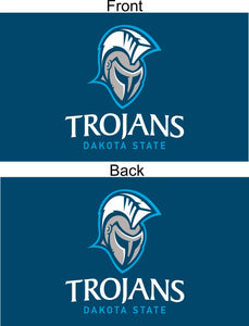 Dakota State University - Double Sided Trojans Blue 3x5 Flag