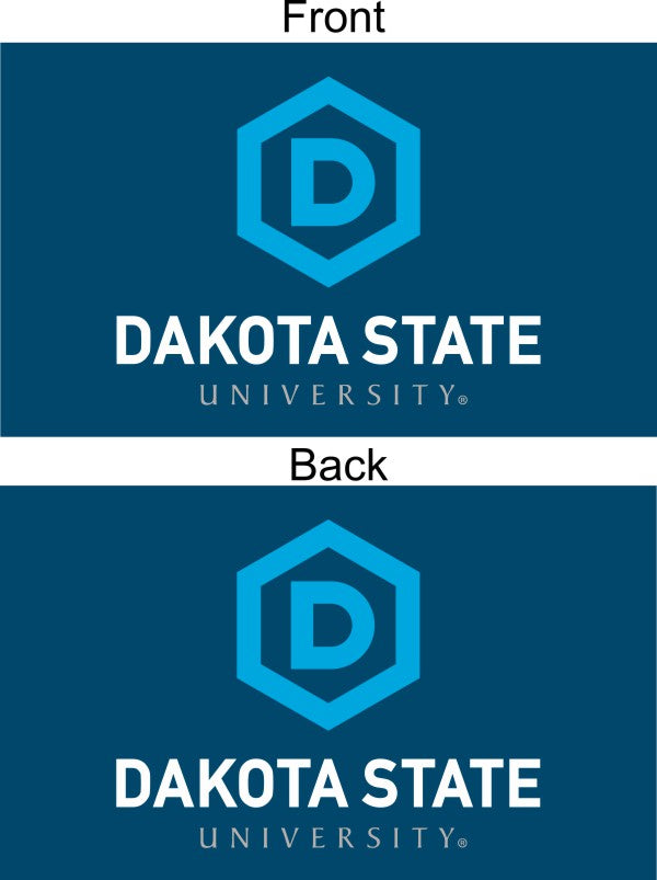 Dakota State University - Double Sided Trojans 3x5 Flag