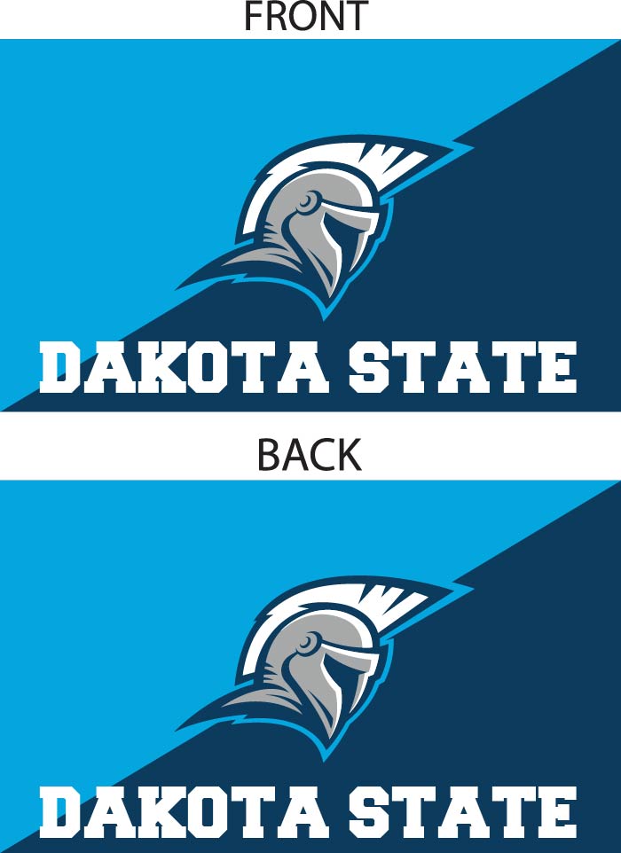 Dakota State University - Trojans Double Sided 3x5 Flag