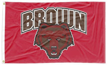 Load image into Gallery viewer, Brown University - Brown Bear Red 3x5 Flag
