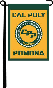Cal Poly Triangular Flag Cal Poly Pomona - CPP Seal Garden Flag – A to Z Flags, LLC