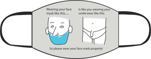 Mask Etiquette Meme Face Mask