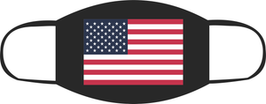 2 Pack USA Flag Face Mask